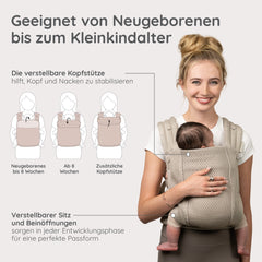 Honey Blossom Mesh Babytrage