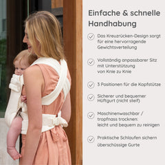 Honey Blossom Babytrage - Vanilla Bloom