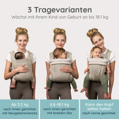 Honey Blossom Mesh Babytrage