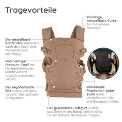 Flip Luxe 4-in-1 Babytrage - Affogato