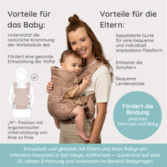 Flip Luxe 4-in-1 Babytrage - Affogato