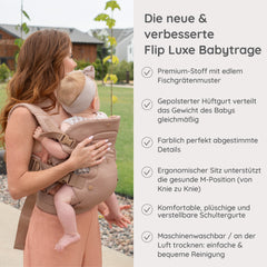 Flip Luxe 4-in-1 Babytrage - Affogato